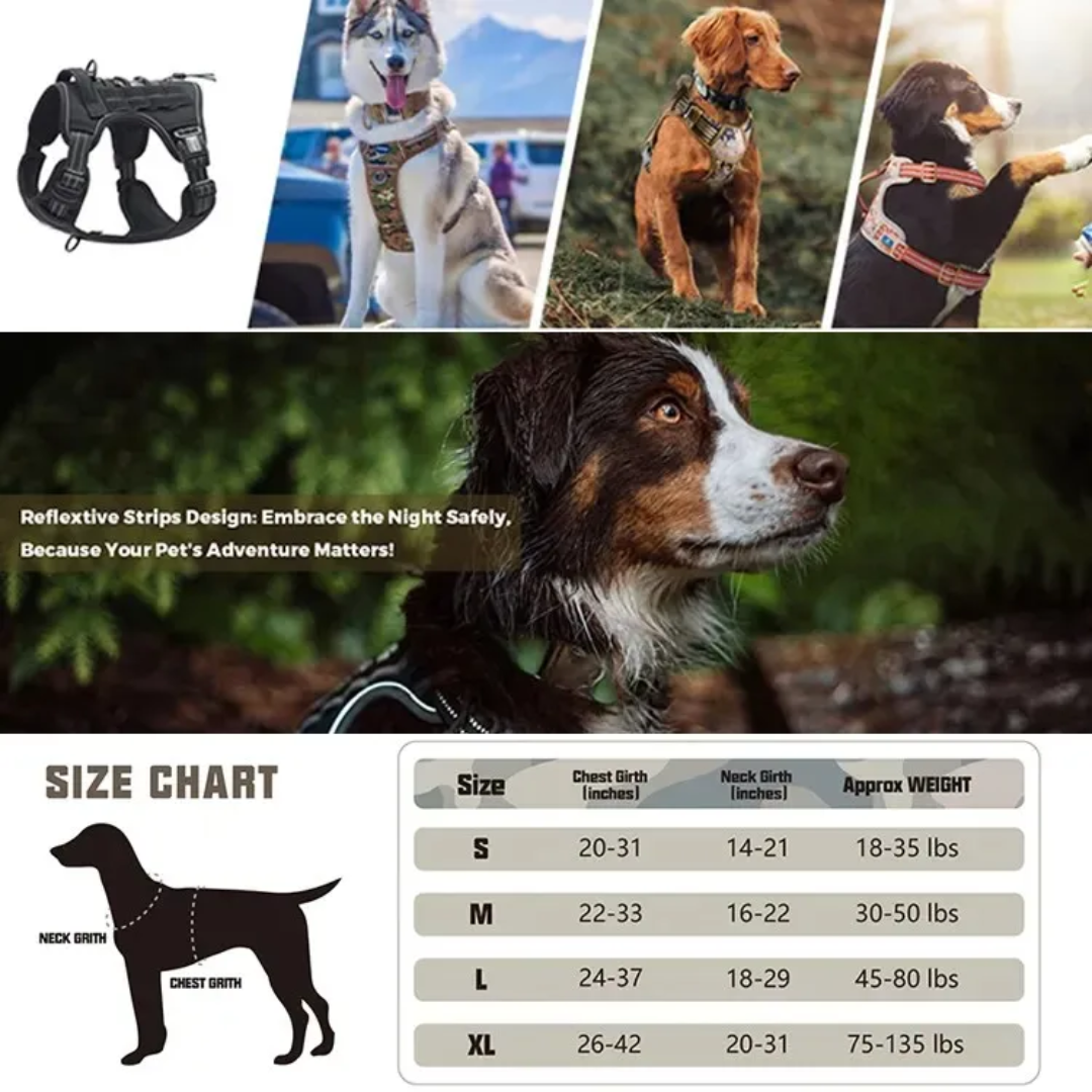 PetPro Tactical Comfort Harness | Built for Adventure, Engineered for Comfort - PrepPro Australia