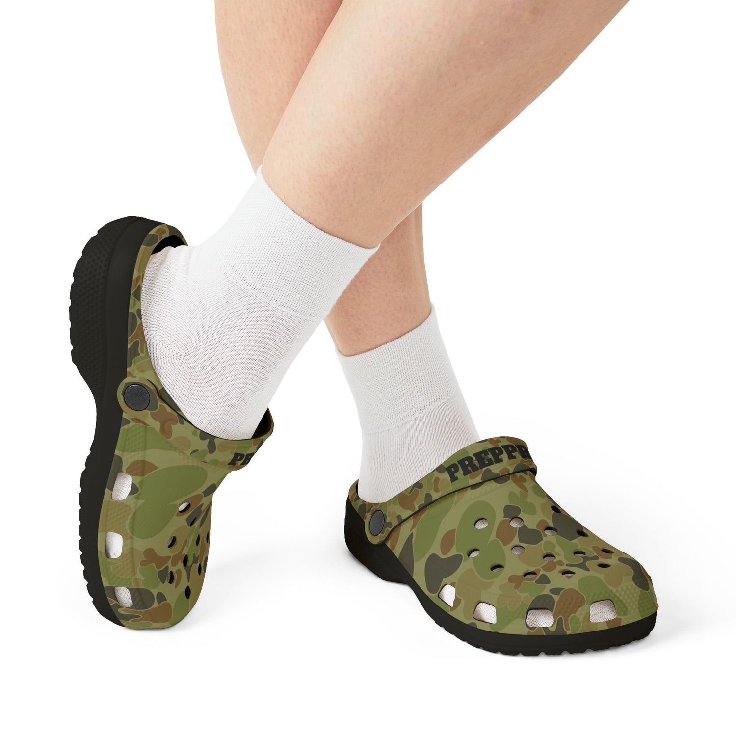 Camo EVA Foam Clogs — Lightweight Outdoor Slip-On Shoes