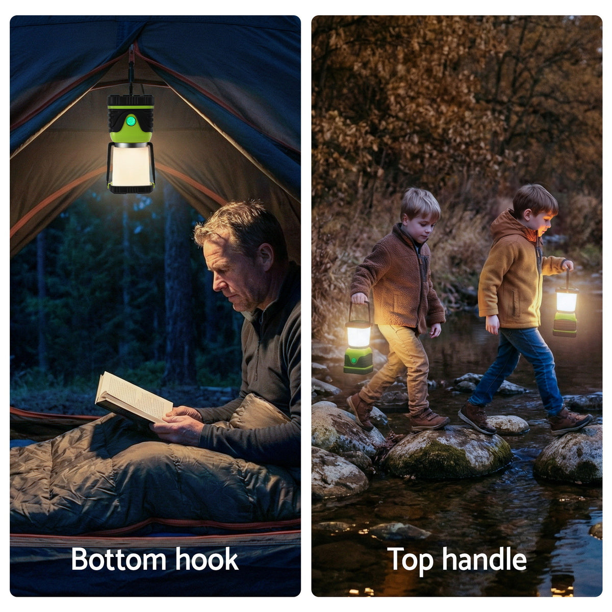 Weisshorn 1000LM Twin Pack Dimmable LED Camping Lanterns, IP44