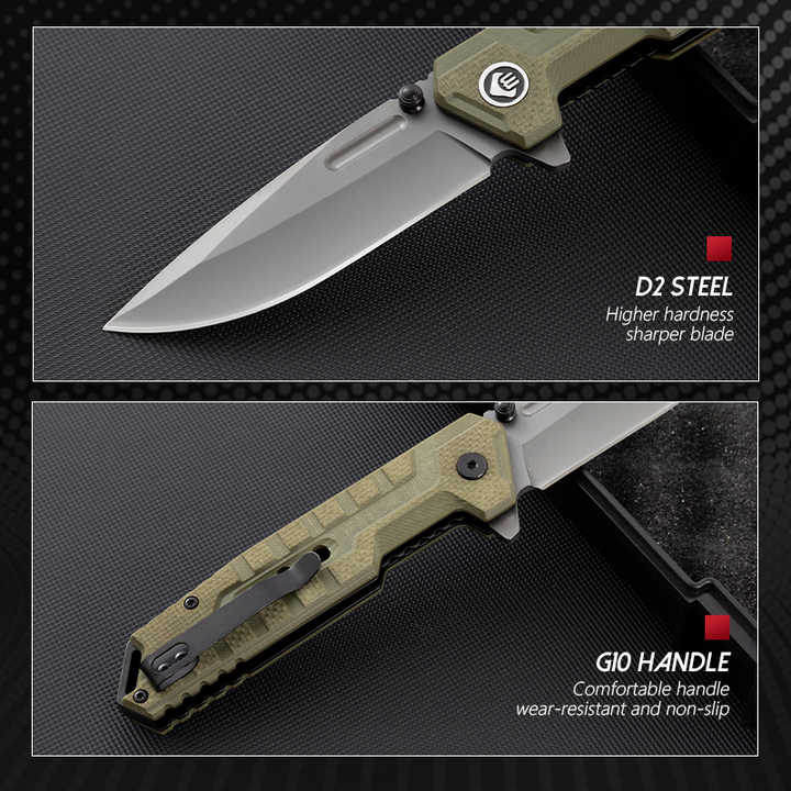 Talon Camping Folding Knife – Durable & Compact Outdoor Tool - PrepPro Australia