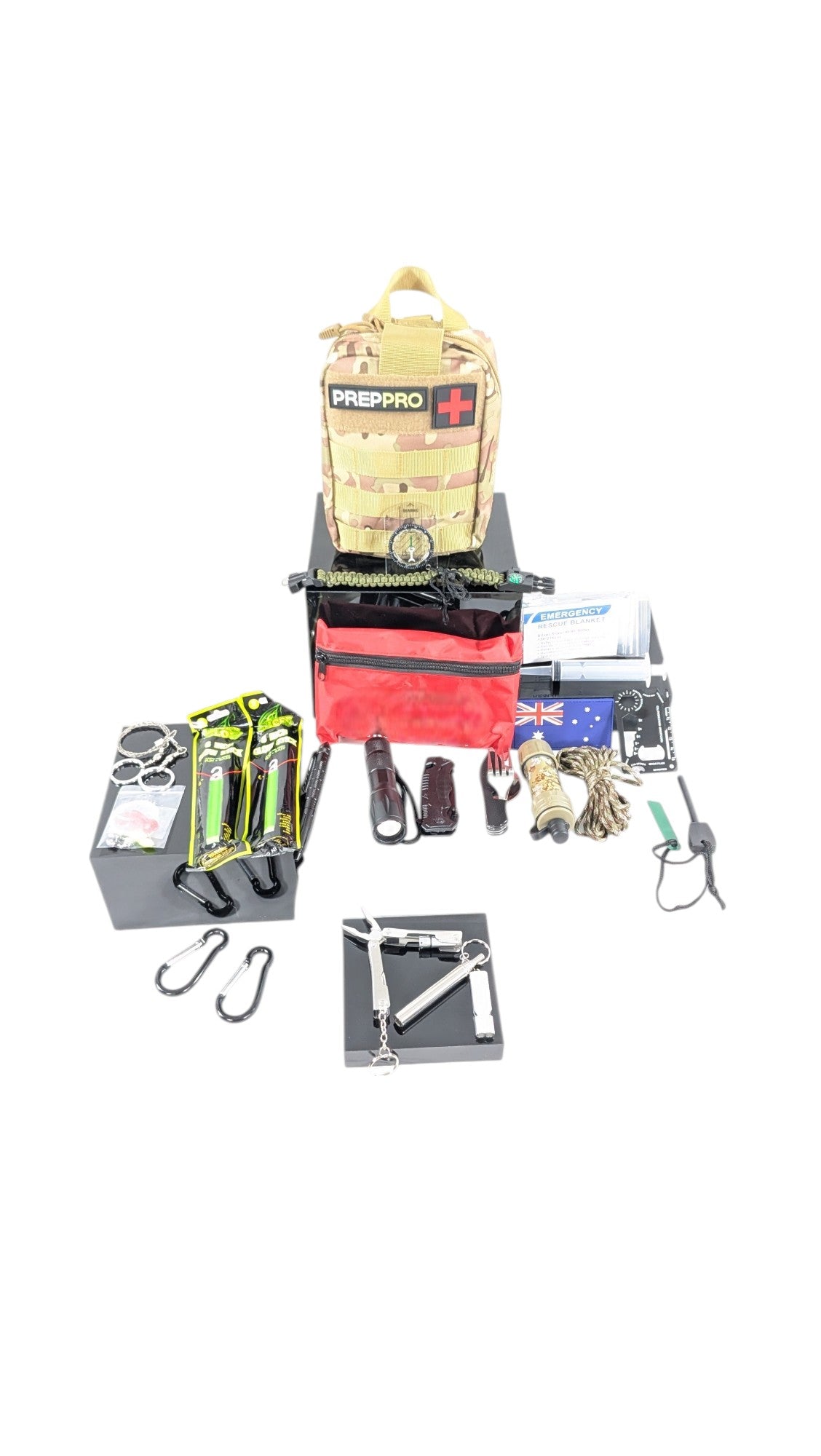 50-Piece PrepPro Scout Survival Kit – Ultimate Outdoor & Emergency Gear - PrepPro Australia