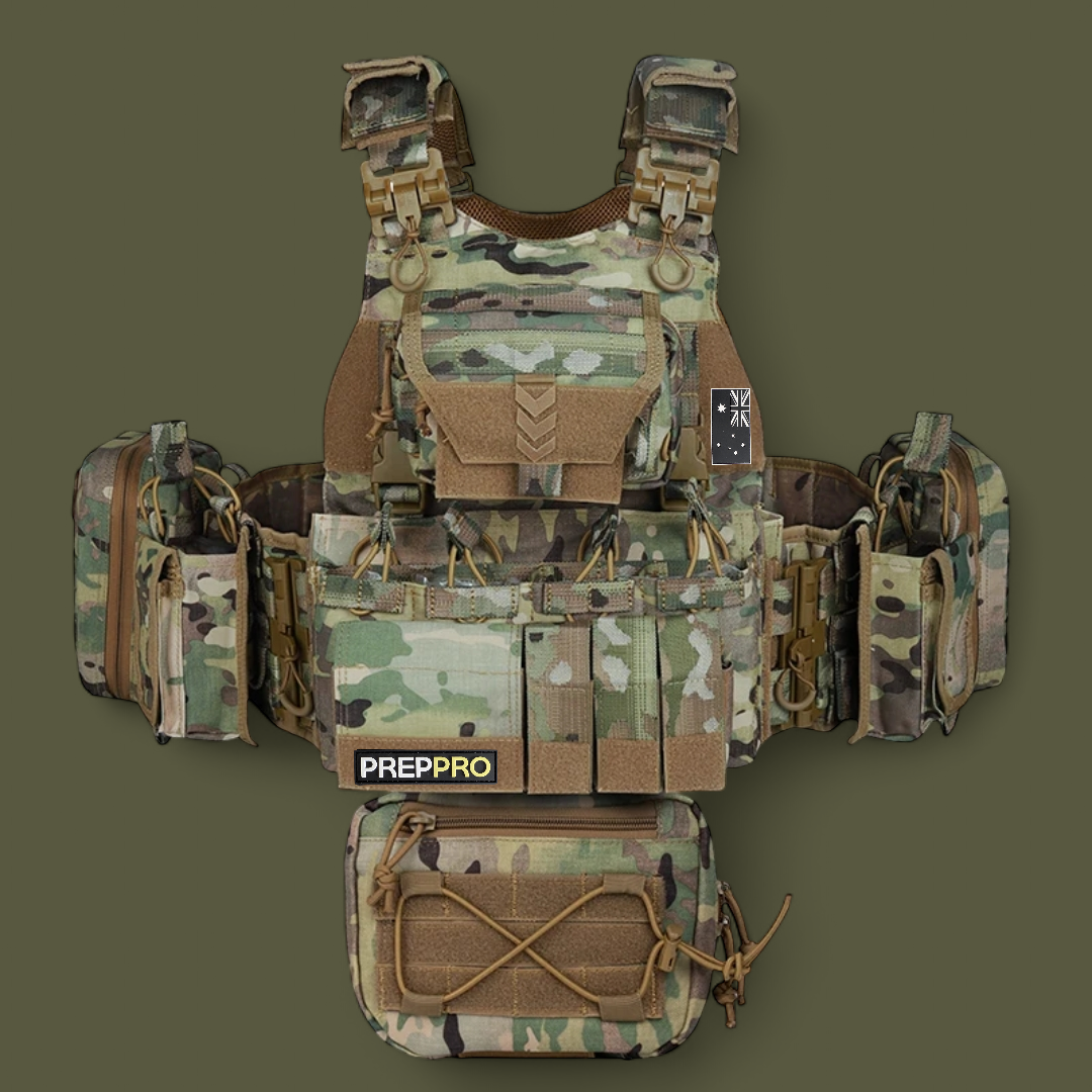 PrepPro Delta4 Premium Tactical Plate Carrier Vest – Built for Performance & Versatility - PrepPro Australia