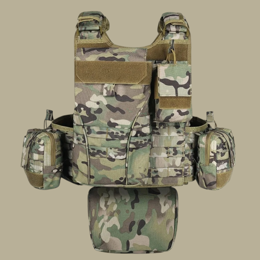PrepPro - BRAVO- Tactical Plate Carrier Vest – Adjustable Quick-Release Design - PrepPro Australia