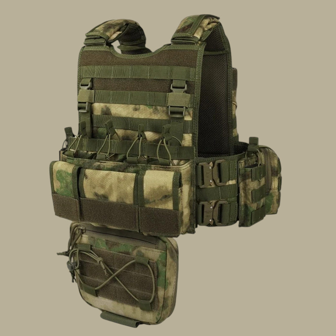 PrepPro - BRAVO- Tactical Plate Carrier Vest – Adjustable Quick-Release Design - PrepPro Australia