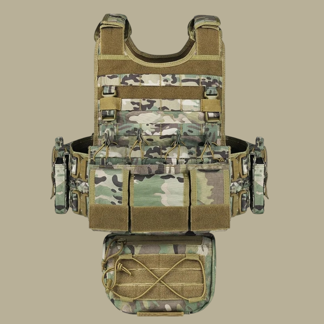 PrepPro - BRAVO- Tactical Plate Carrier Vest – Adjustable Quick-Release Design - PrepPro Australia