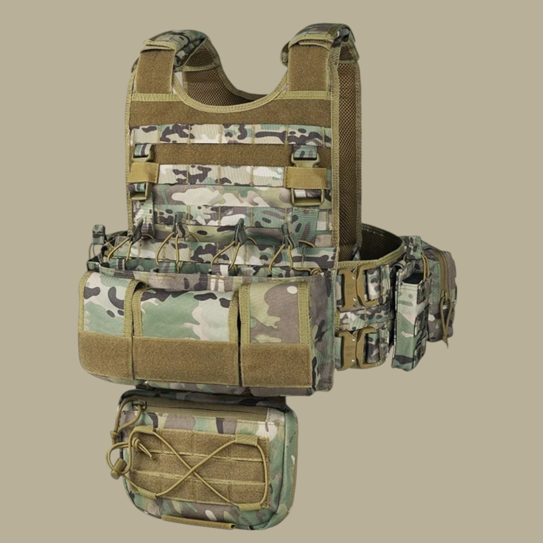 PrepPro - BRAVO- Tactical Plate Carrier Vest – Adjustable Quick-Release Design - PrepPro Australia