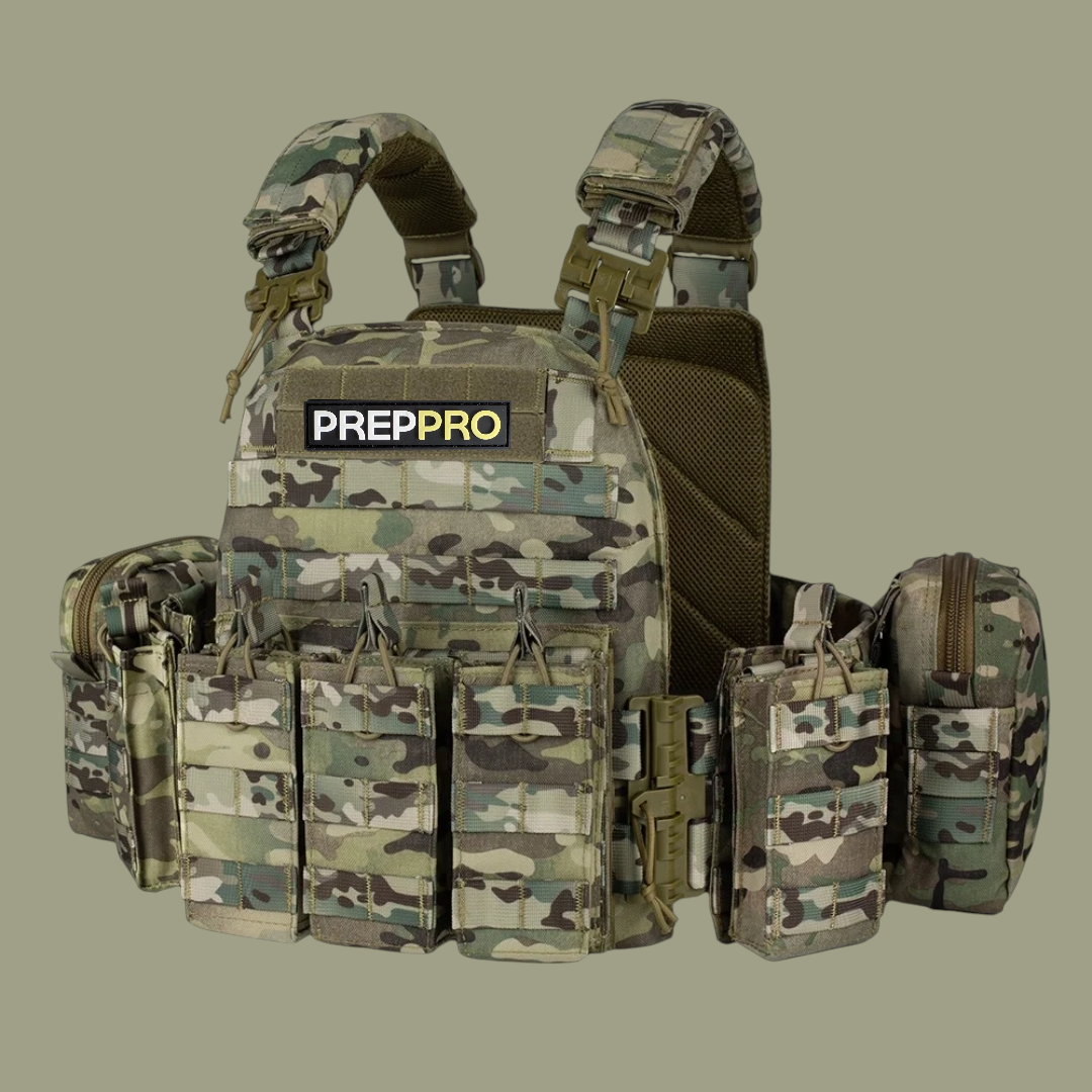 PrepPro Hunter Tactical Plate Carrier Vest – Modular Quick-Release Design - PrepPro Australia