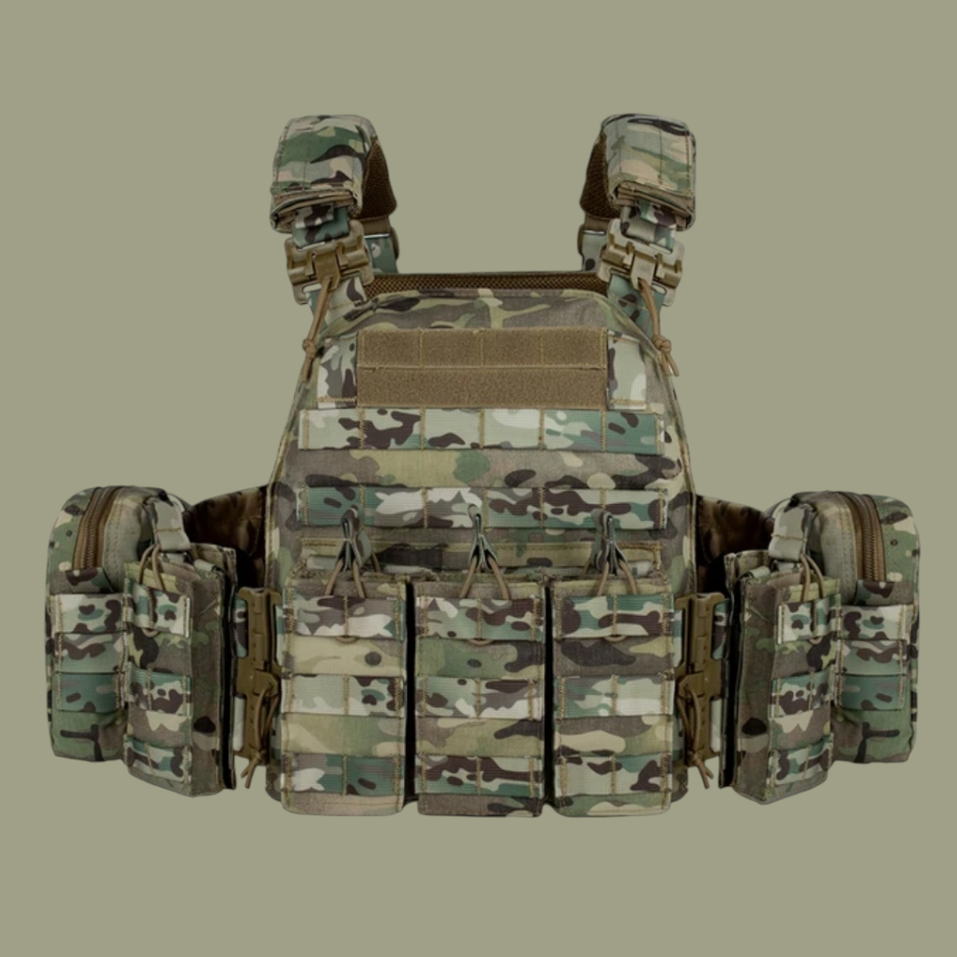 PrepPro Hunter Tactical Plate Carrier Vest – Modular Quick-Release Design - PrepPro Australia