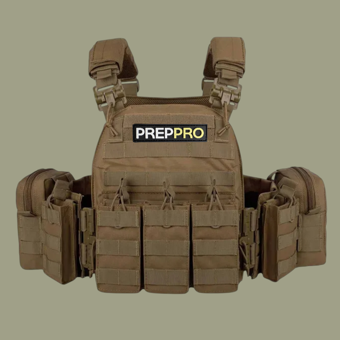 PrepPro Hunter Tactical Plate Carrier Vest – Modular Quick-Release Design - PrepPro Australia