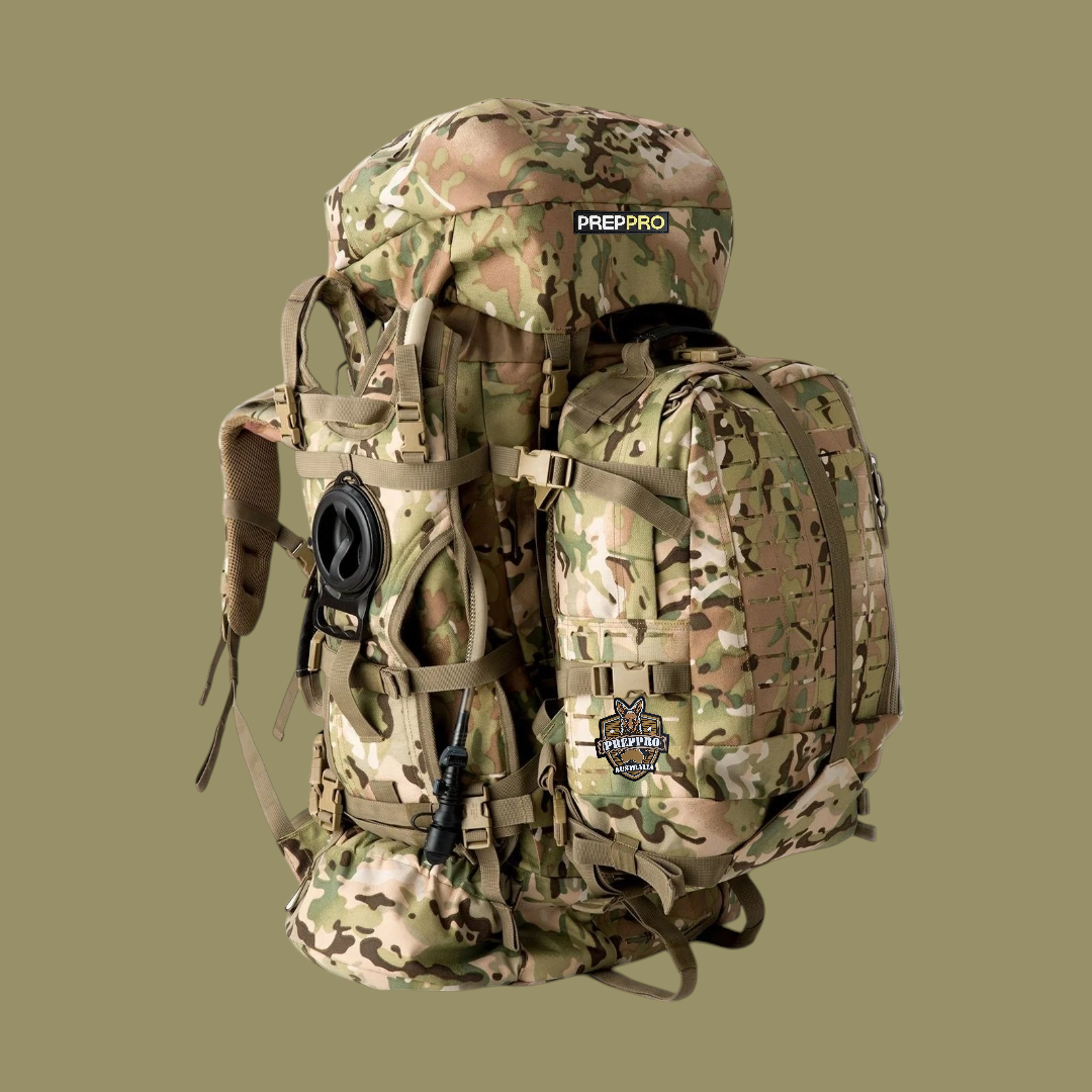 PrepPro 100L Tactical Rucksack – Built for Adventure, Engineered for Durability - PrepPro Australia