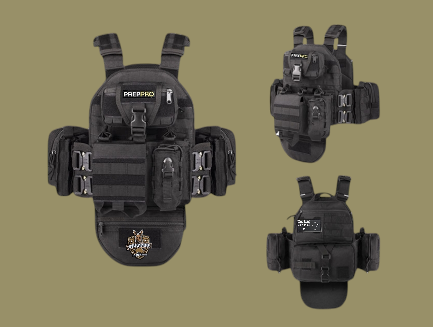 PrepPro- ECHO - Tactical Plate Carrier Vest – Built for Tough Australian Conditions - PrepPro Australia