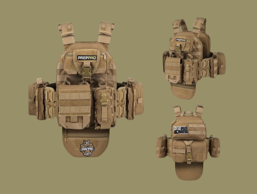 PrepPro- ECHO - Tactical Plate Carrier Vest – Built for Tough Australian Conditions - PrepPro Australia