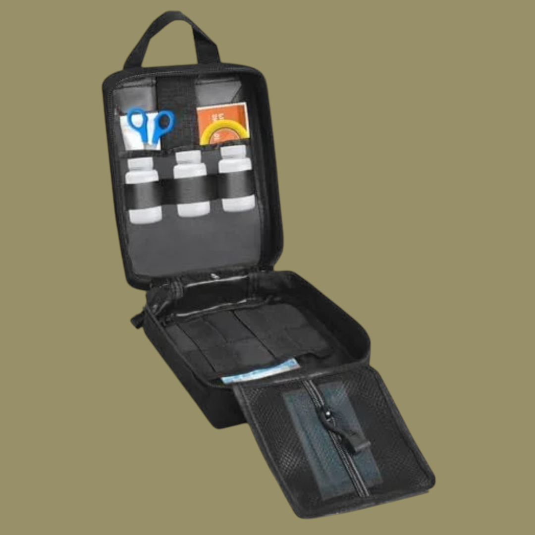 PrepPro MOLLE First Aid & Accessory Pouch – Quick Tear-Away Tactical Utility Bag - PrepPro Australia