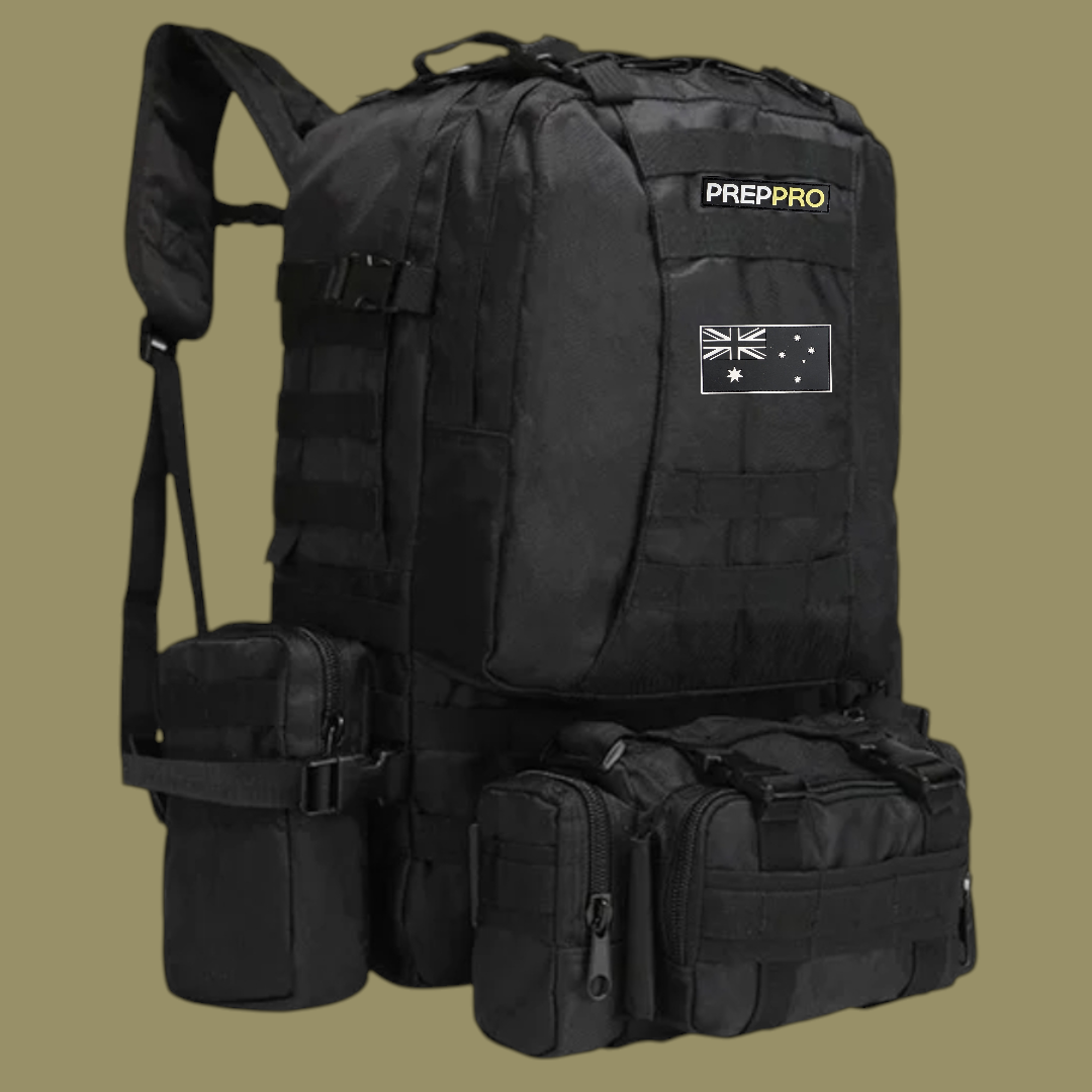 PrepPro 4-in-1 Modular Tactical Backpack – Built for Adaptability, Engineered for Performance - PrepPro Australia