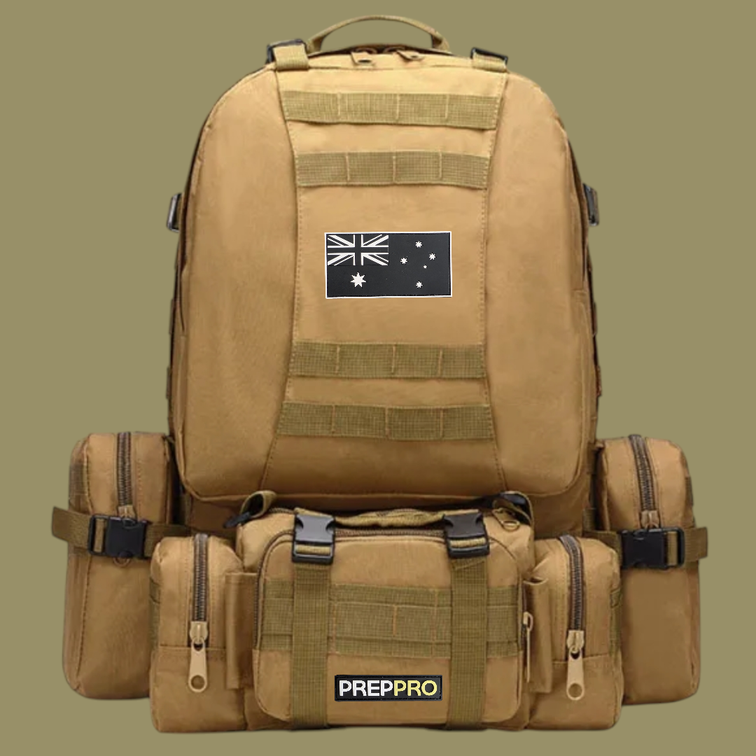 PrepPro 4-in-1 Modular Tactical Backpack – Built for Adaptability, Engineered for Performance - PrepPro Australia