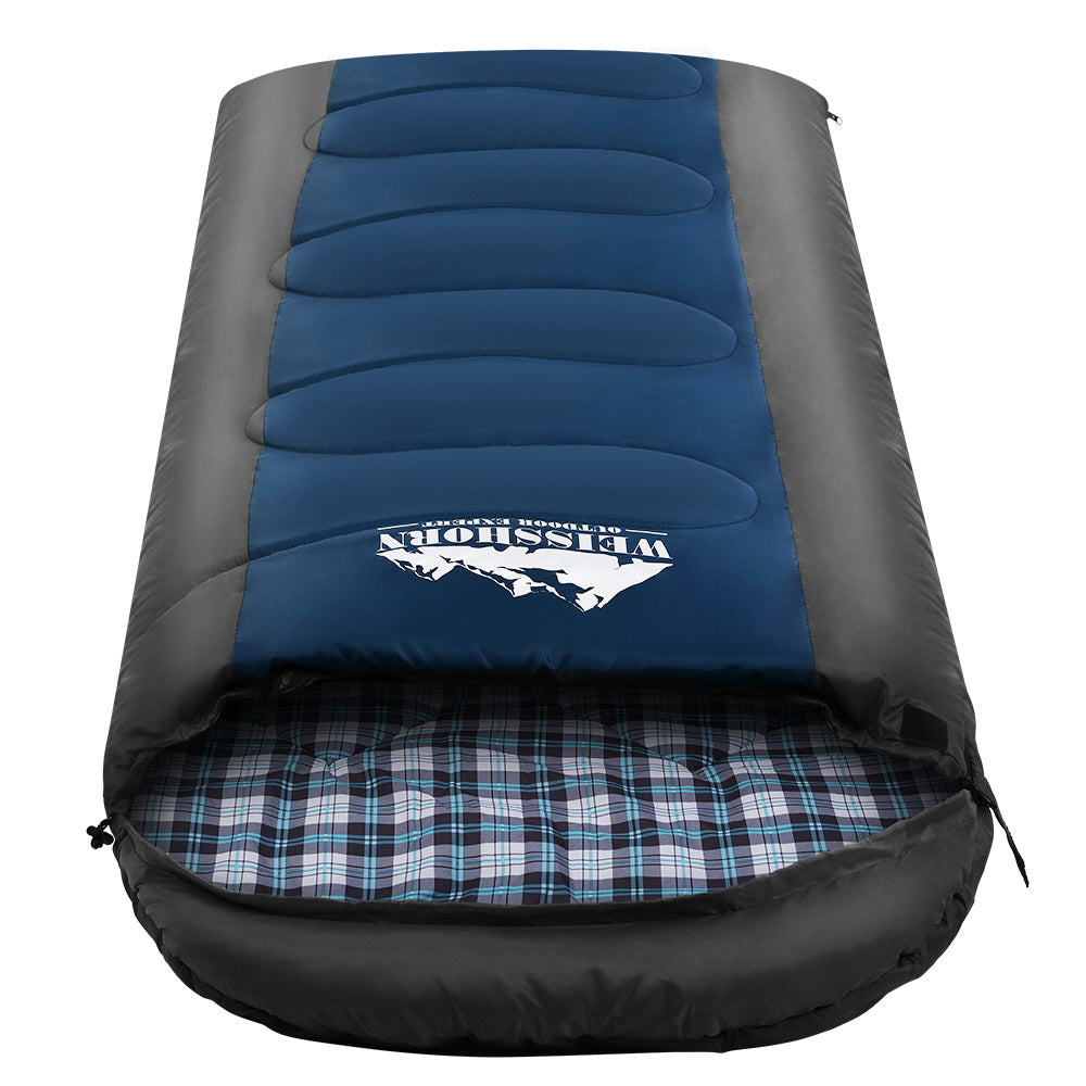 Weisshorn Single Sleeping Bag, -20°C, Blue