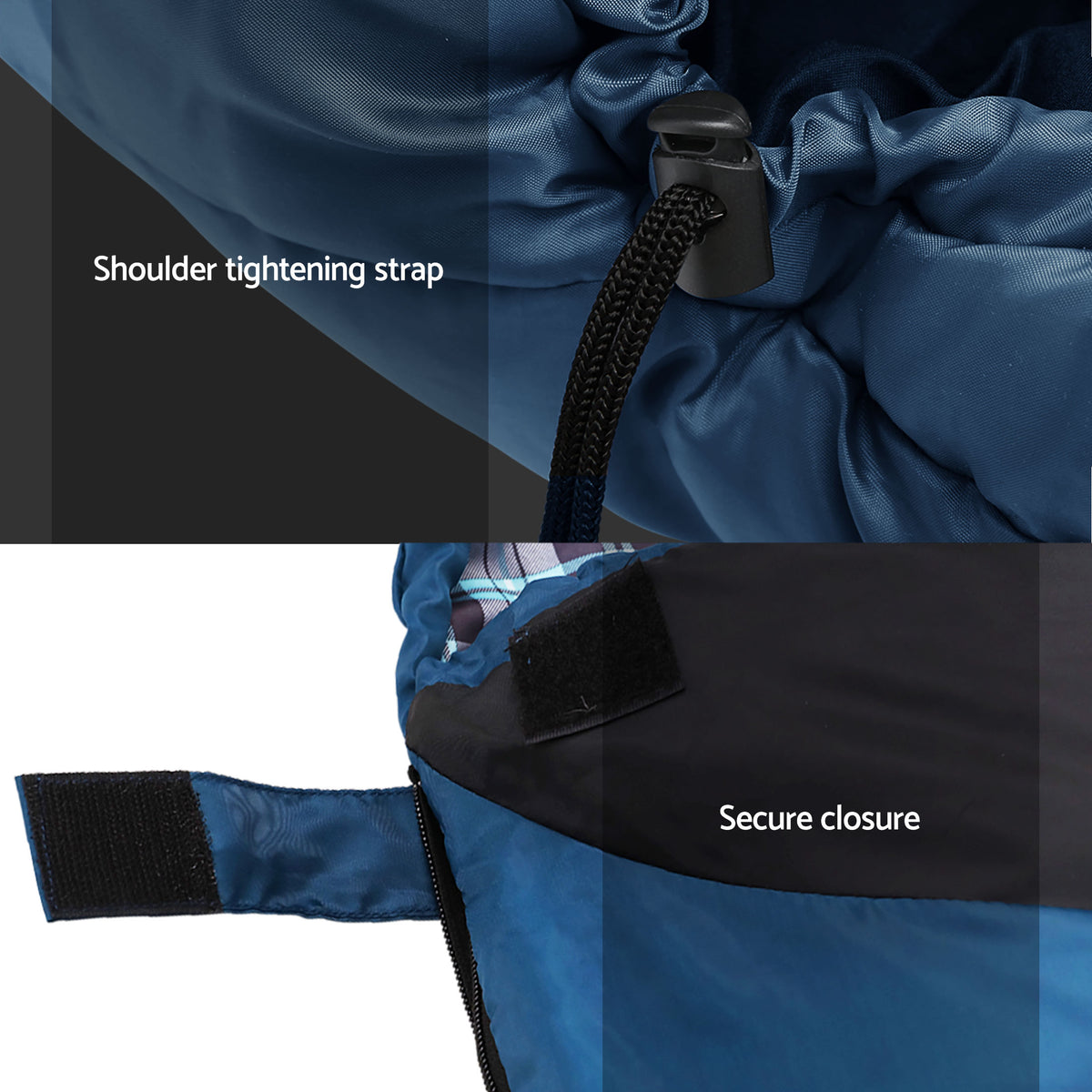 Weisshorn Sleeping Bag Set of 2, 0°C to 20°C, Single Adult Bags