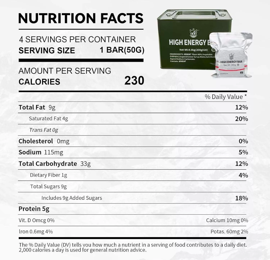 PrepPro High-Energy Survival Biscuits – 4.1kg Tin | 10-Day Emergency Food Supply | 20-Year Shelf Life 🚀 - PrepPro Australia