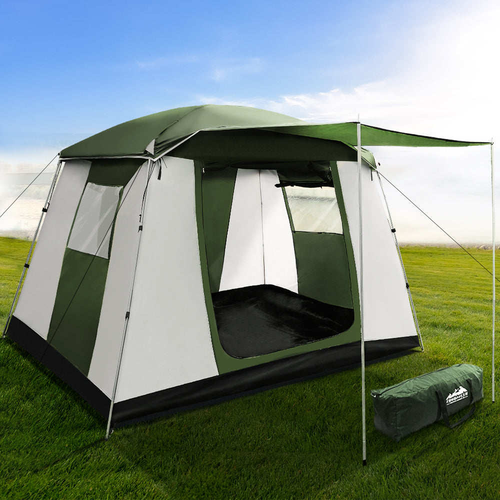 Weisshorn 6 Person Family Camping Dome Tent with Front Vestibule