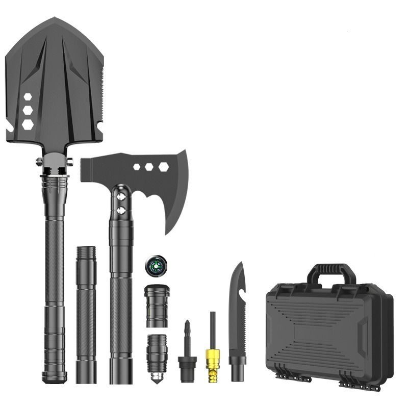 Multifunctional Shovel & Axe kit - Black