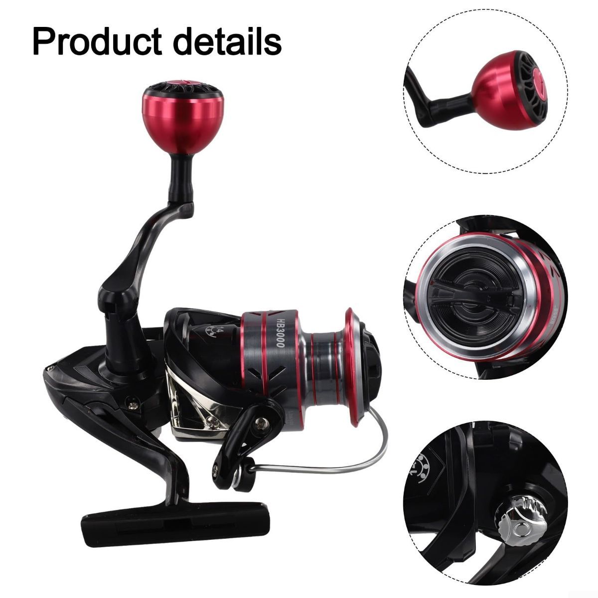 HB Carp Fishing Reel, 3000 Size
