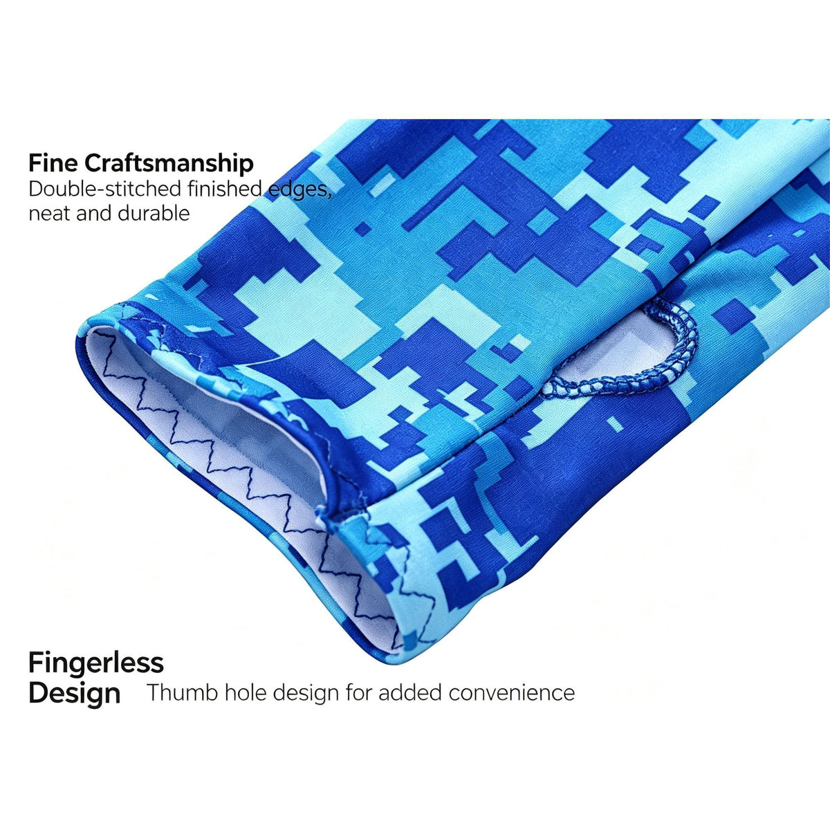 Camo Sun Guard Kit, Sleeves, Gloves & Neck Cover, Light Grey Camo