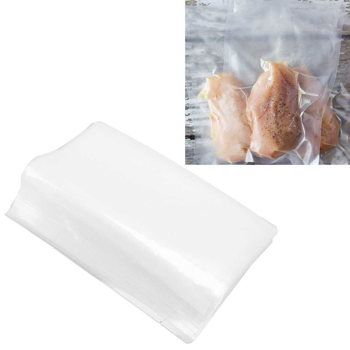 Textured Vacuum Sealer Bags, 100 Pack, 17 x 25cm