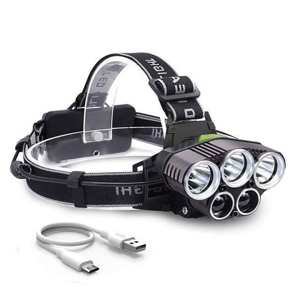 Rechargeable LED Headlamp with 6 Lighting Modes