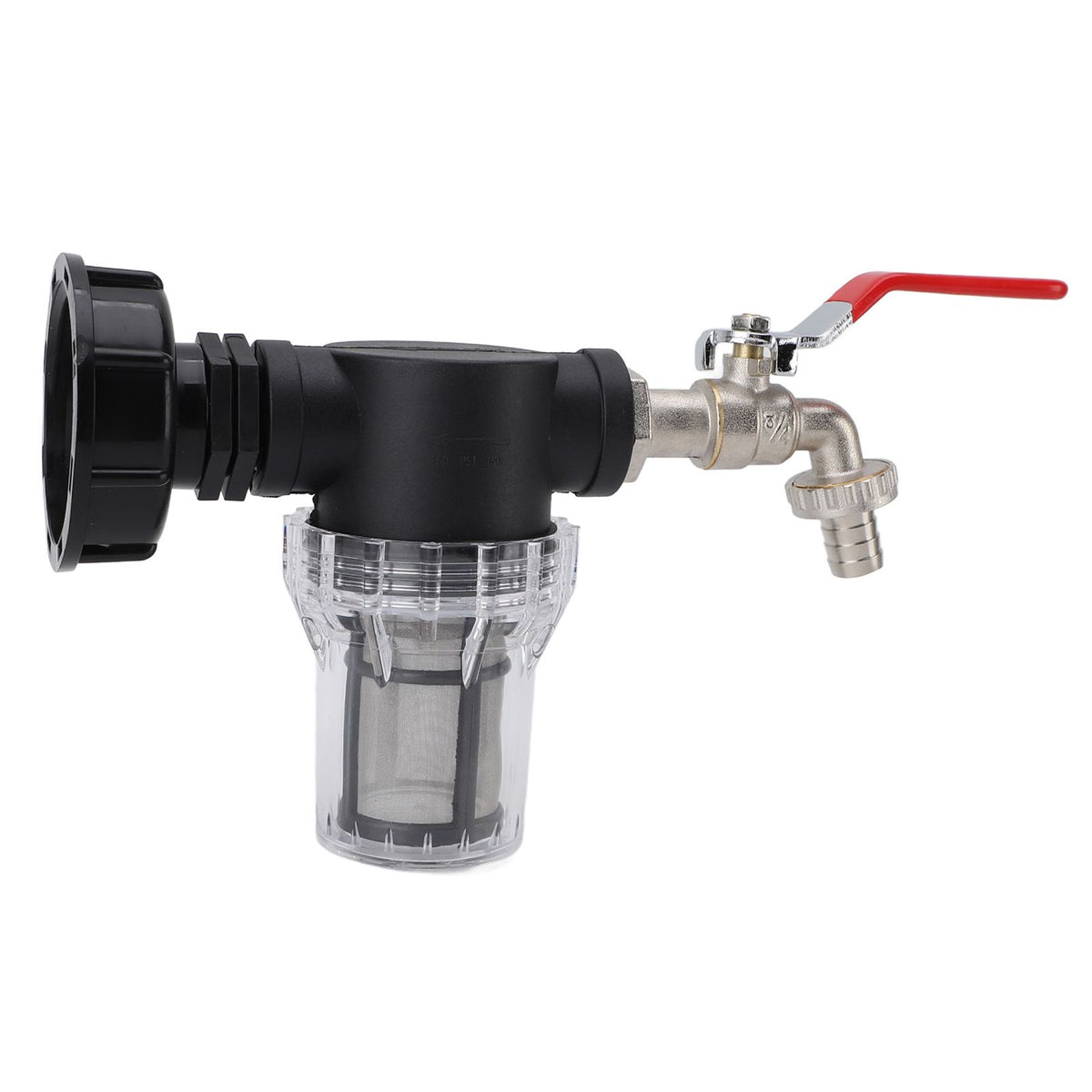 IBC Tank Filter Connector Kit, S60x6 to G3/4 Female, with Faucet and Nipple