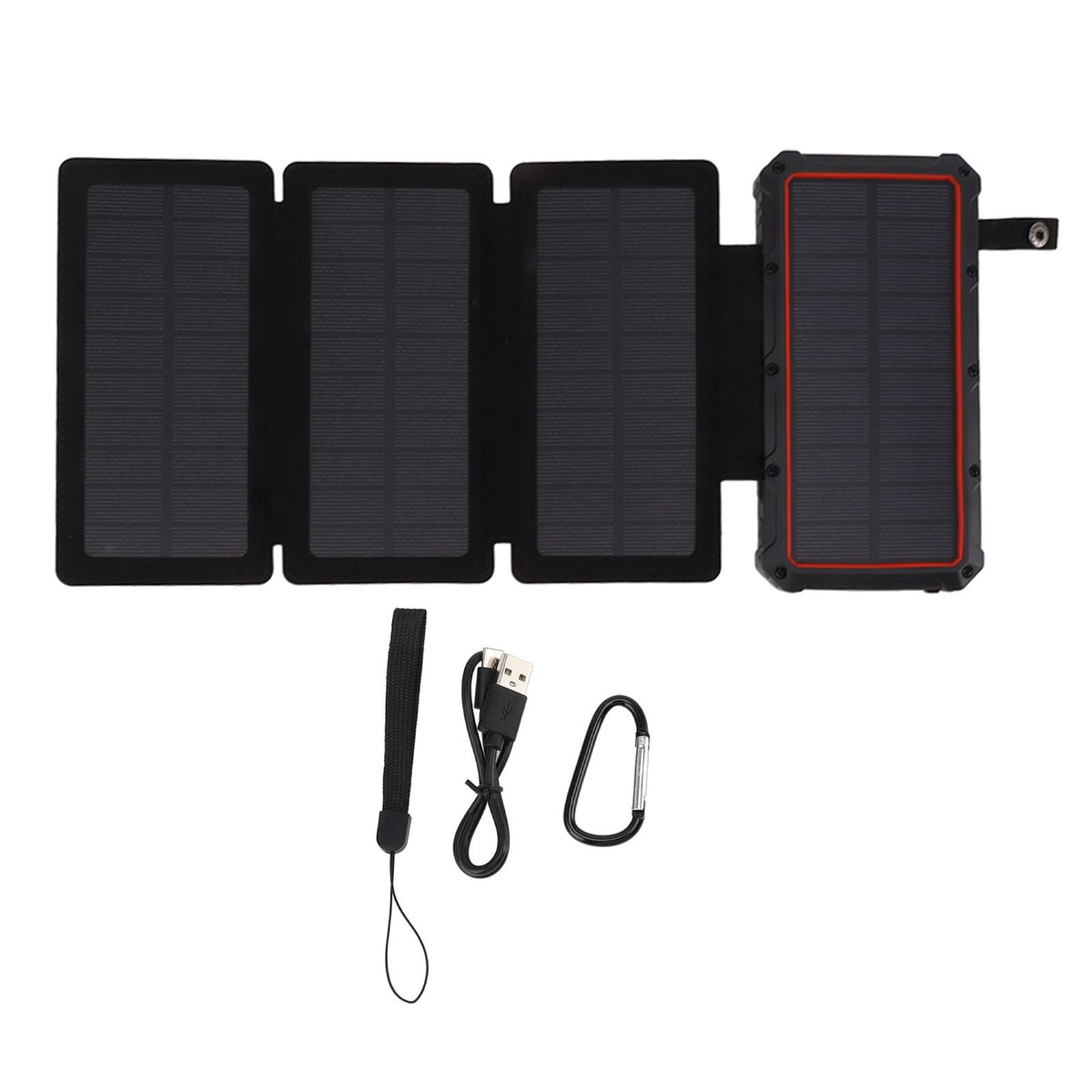 20000mAh Solar Charger Outdoor USB C Foldable Solar Charger Power Bank for Smartphones Tablets A20000