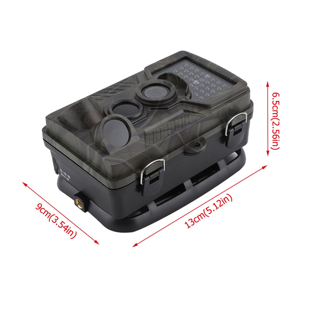 12MP 1080P Waterproof Trail Camera, 42 IR LEDs