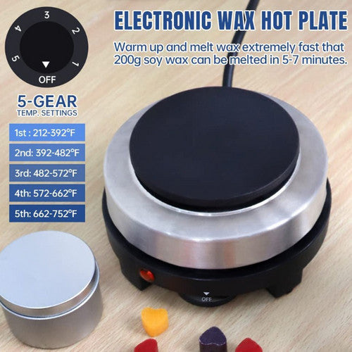 DIY Candle Making Kit with Electric Wax Melter and 1kg Soy Wax