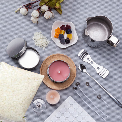 DIY Candle Making Kit with Electric Wax Melter and 1kg Soy Wax