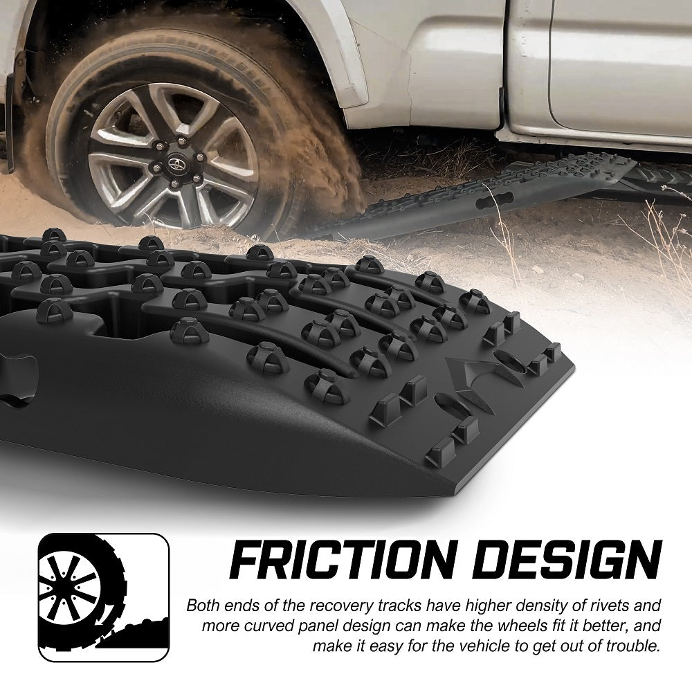 X-BULL Gen 3.0 Recovery Tracks, 2 Pairs, Black