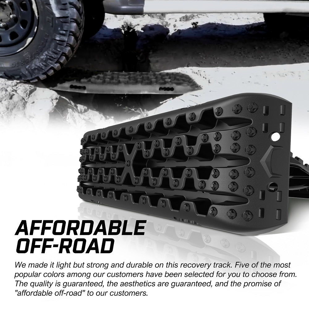 X-BULL Gen 3.0 Recovery Tracks, 1 Pair, Black