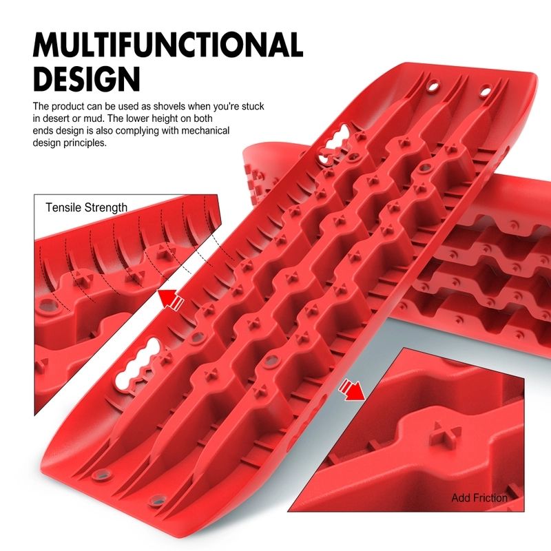 X-BULL Gen 2.0 Recovery Tracks, 2 Pairs, Red