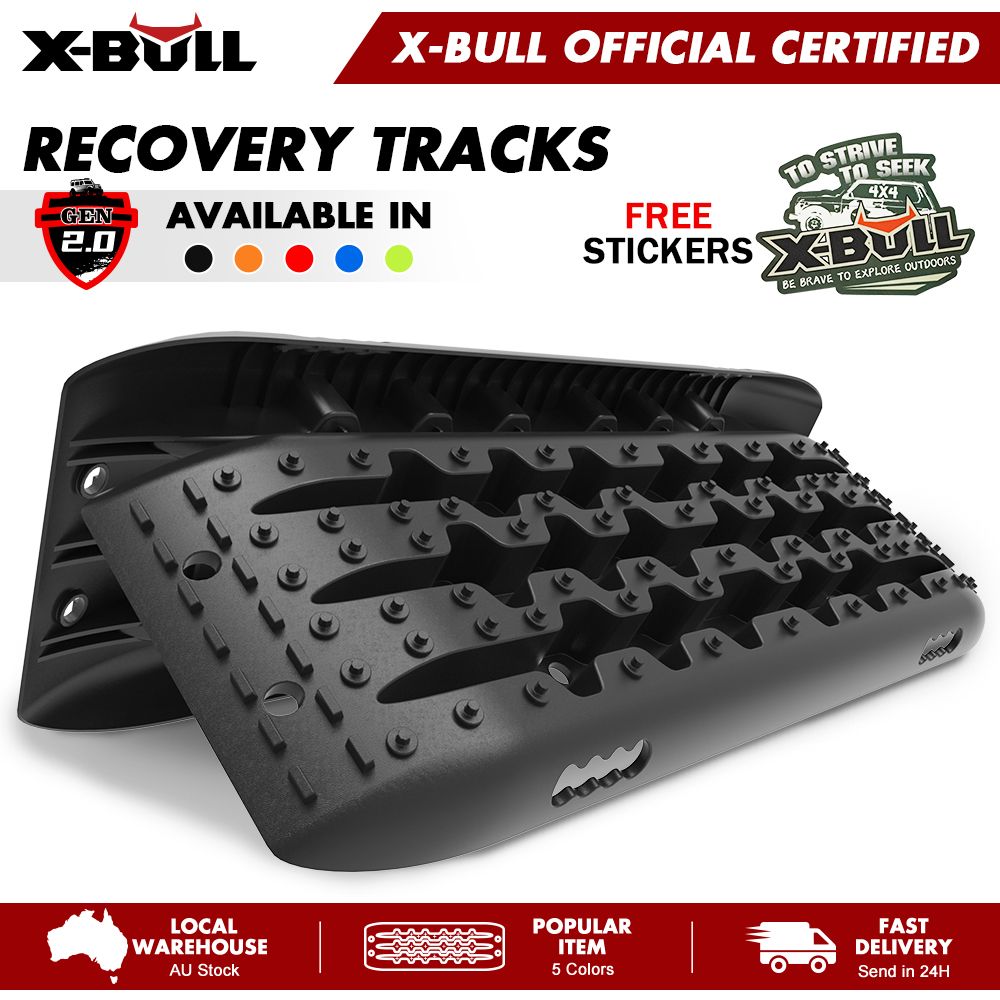 X-BULL Gen 2.0 Recovery Tracks, 1 Pair, Black