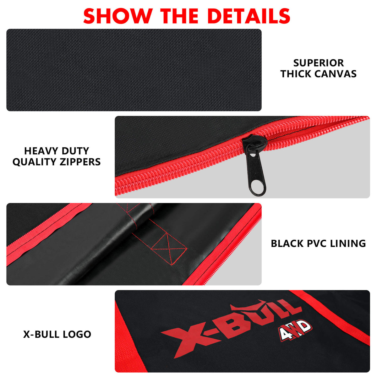 X-BULL Recovery Track Carry Bag, Black