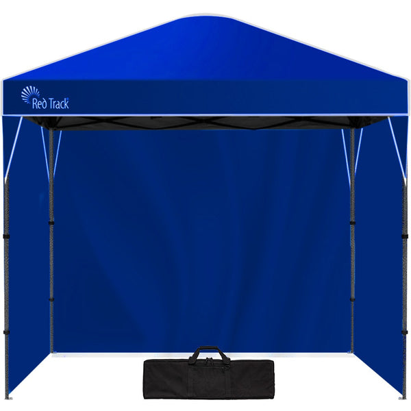 RED TRACK Ultra Compact Folding Gazebo, 3 x 3m with Walls, Navy Blue
