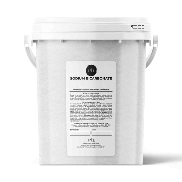 Orku Sodium Bicarbonate, Food Grade, Aluminium Free, 1.3kg Tub