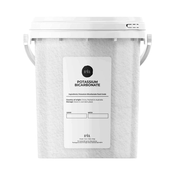 Orku Potassium Bicarbonate, Food Grade FCC, 1.3kg Tub
