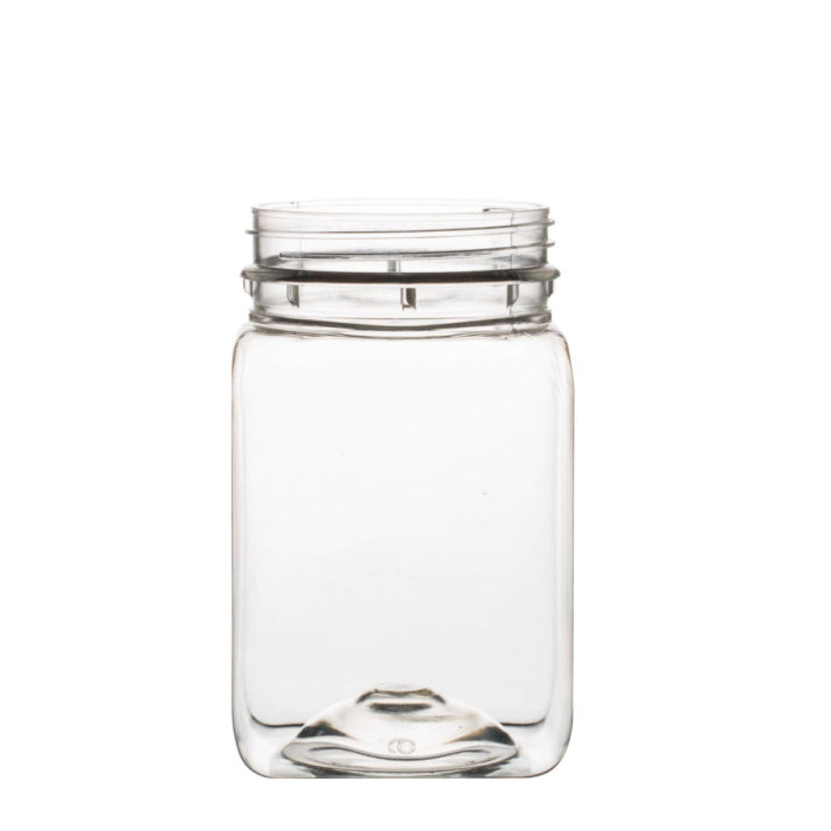 Plastic Honey Jars with Lids, Square, 500g, 10 Pack
