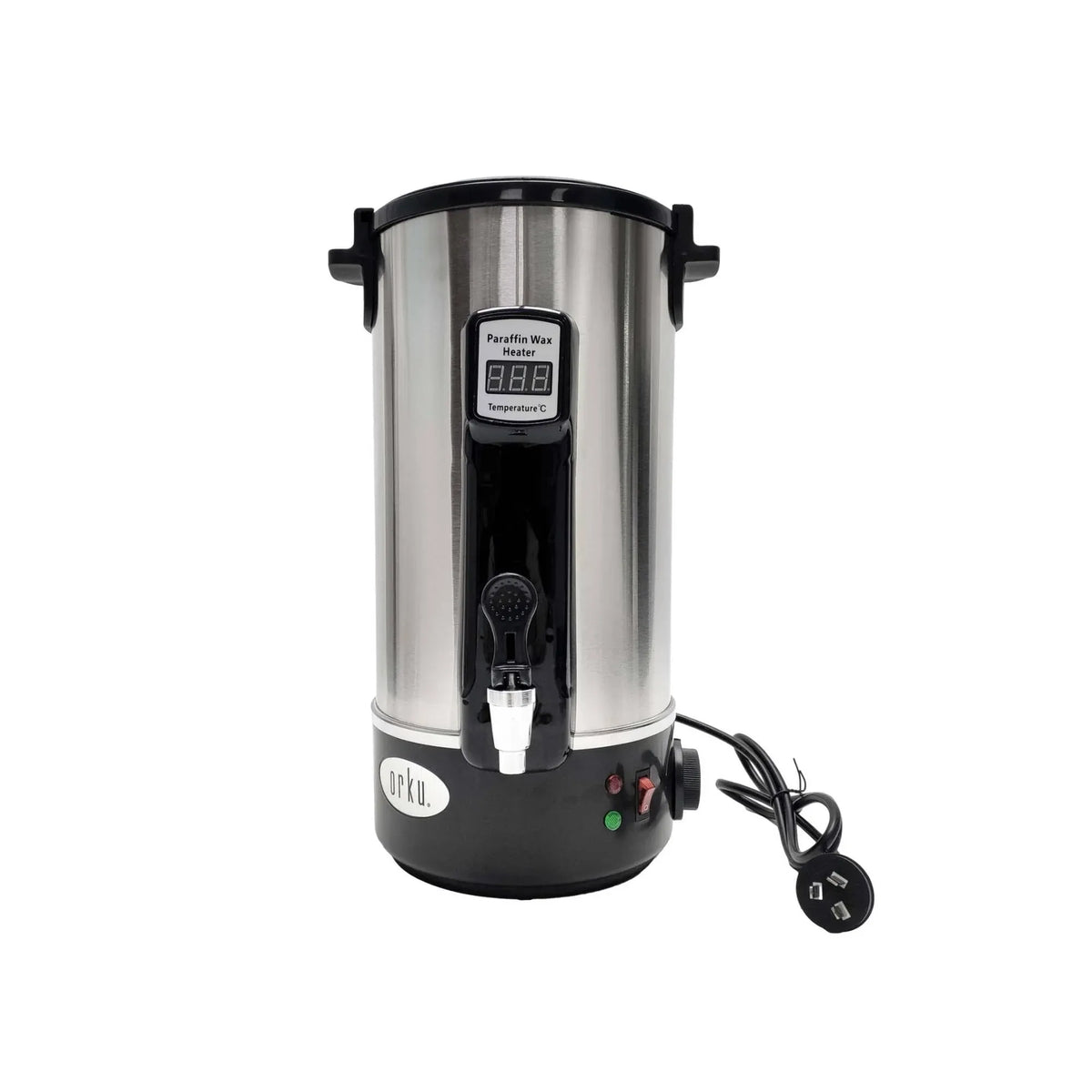 Orku Candle Wax Heater with Core Heating Tap, 10L, Silver