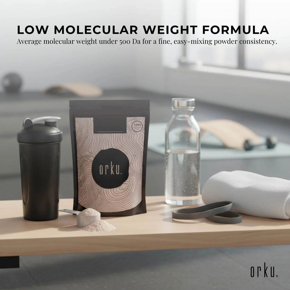 Orku Vegan Collagen Alternative Powder, Plant-Based, 2kg