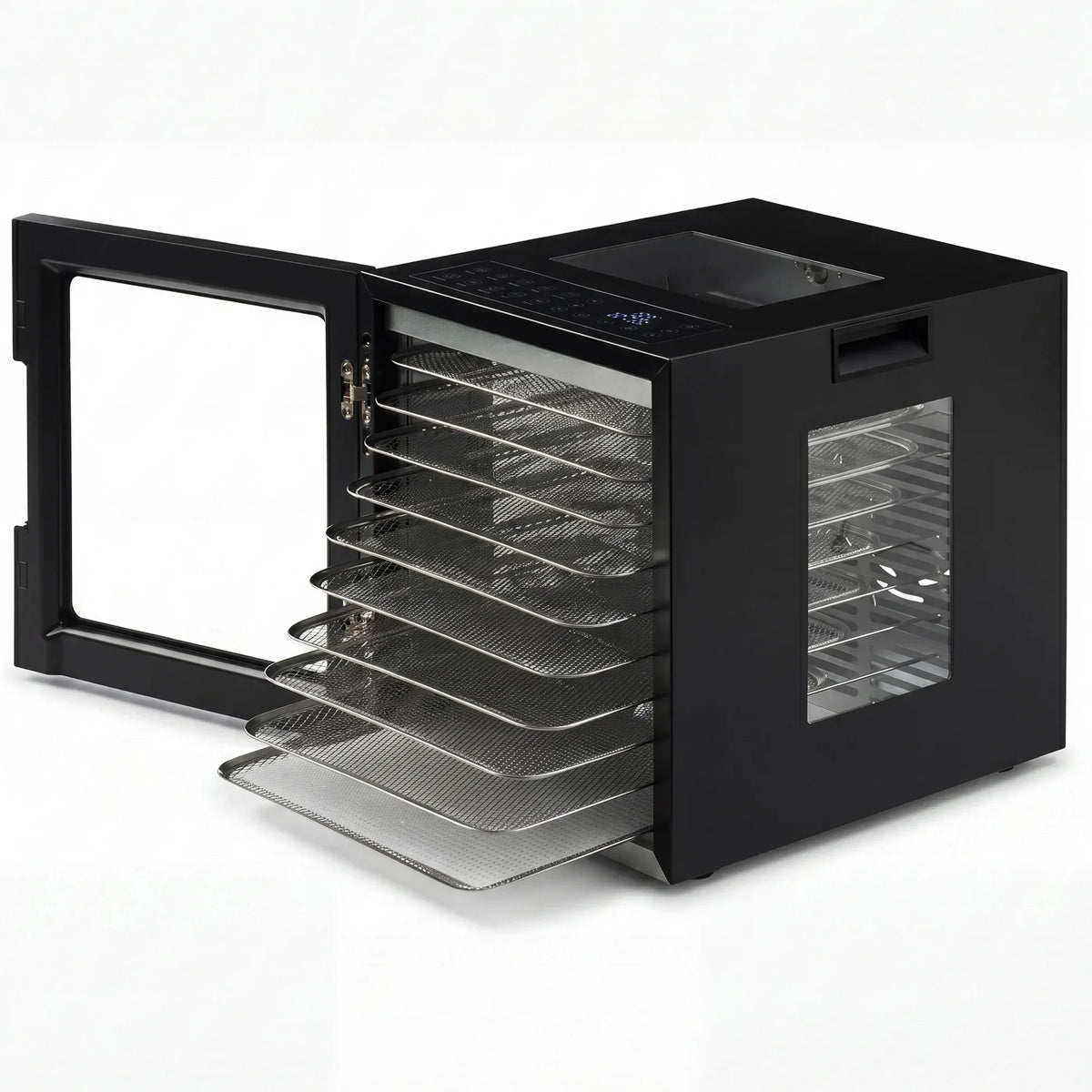 Morphy Richards Food Dehydrator, 10 Stainless Shelves, 850W, Black