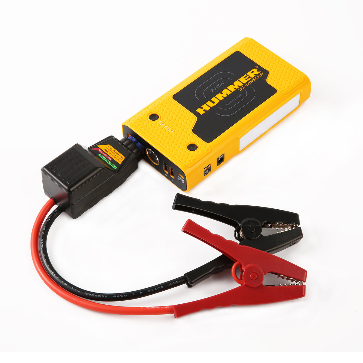 Hummer HX Pro Jump Starter & Power Bank, 2000A Peak, 37Wh, 12V