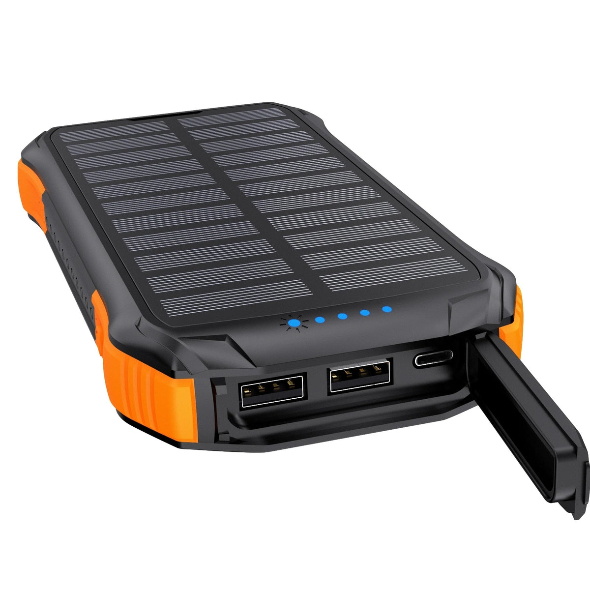 CHOETECH B659 10000mAh Solar Power Bank with Wireless Charging & Torch