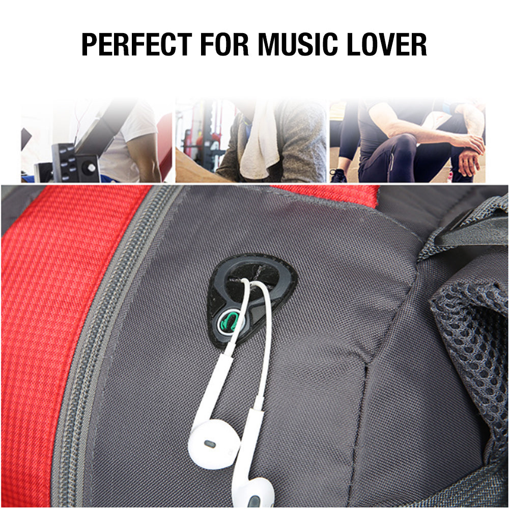 60L Waterproof Outdoor Hiking Backpack Camping Outdoor Trekking Bag(Red) – image 8
