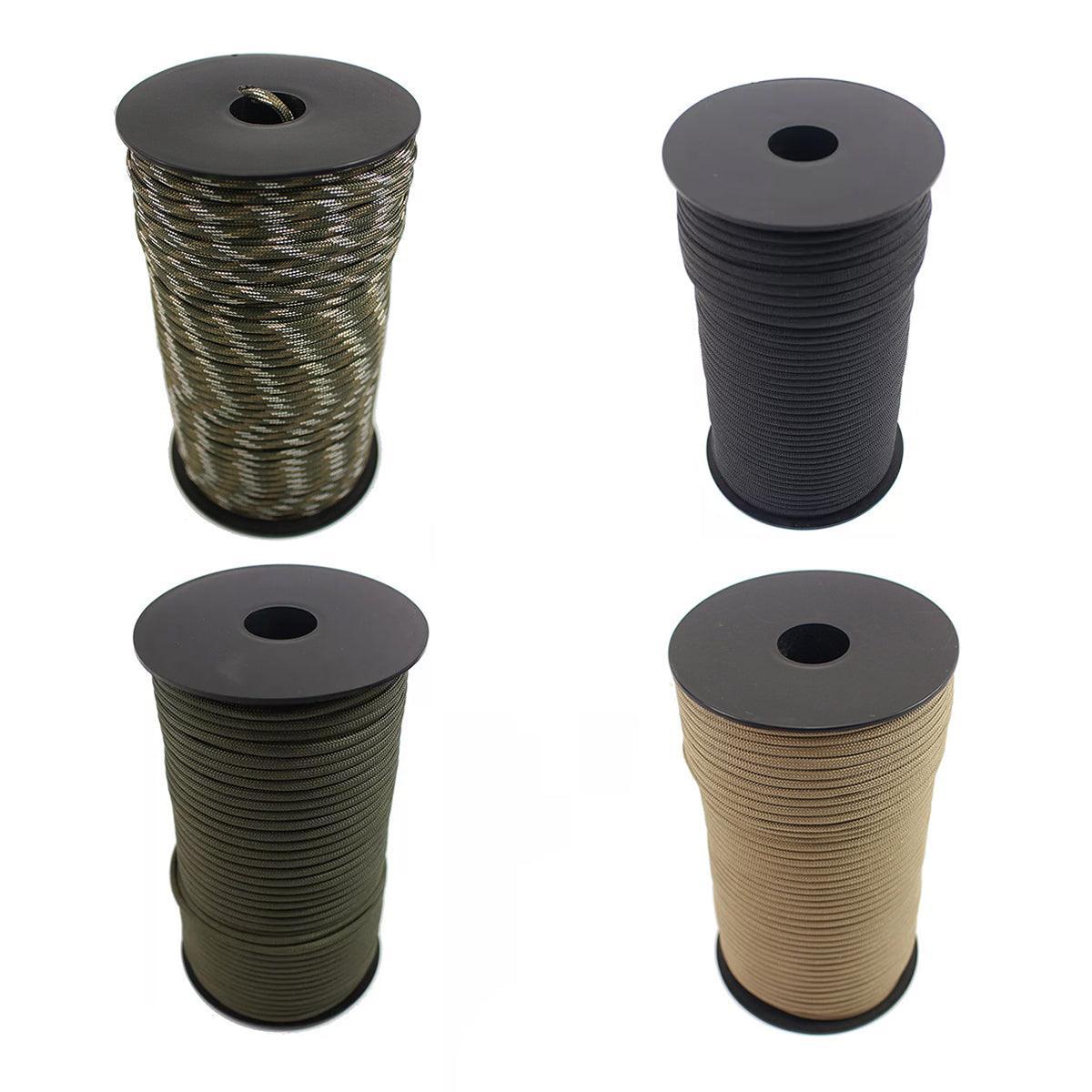100m 9-Core Paracord Rope - Khaki