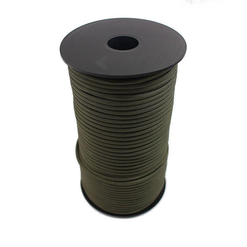 100m 9-Core Paracord Rope - Army Green